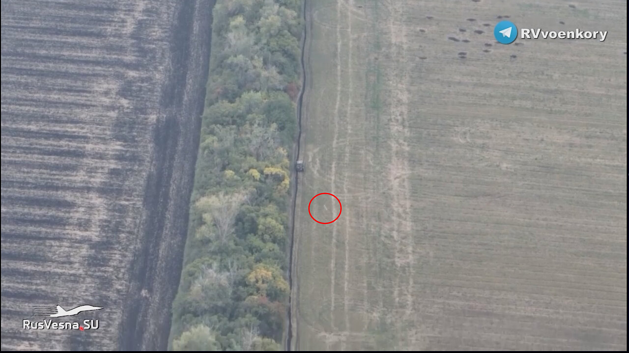 Russian ATGM missile hits and destroys a car with Ukrainian soldiers