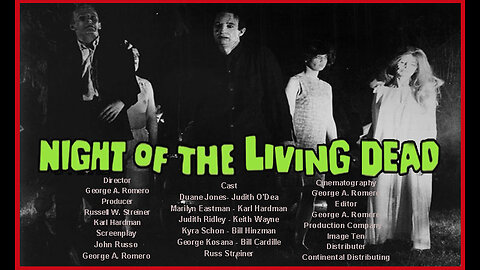 Night Of The Living Dead (Movie) 1968