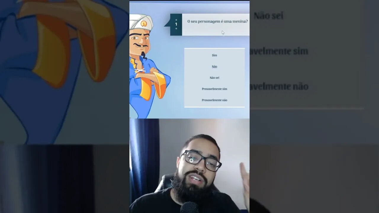 Se o Akinator não adivinhar o Nemo eu to te devendo 100 reais #shorts