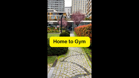 از خانه تا باشگاه - یک قدم در یک زمان! 🚶‍♂️💨. | Home to gym ,walking