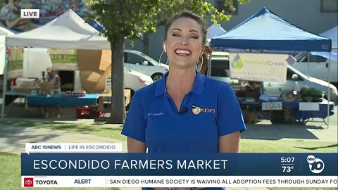 San Diego's forecast from the Escondido Farmer's Market