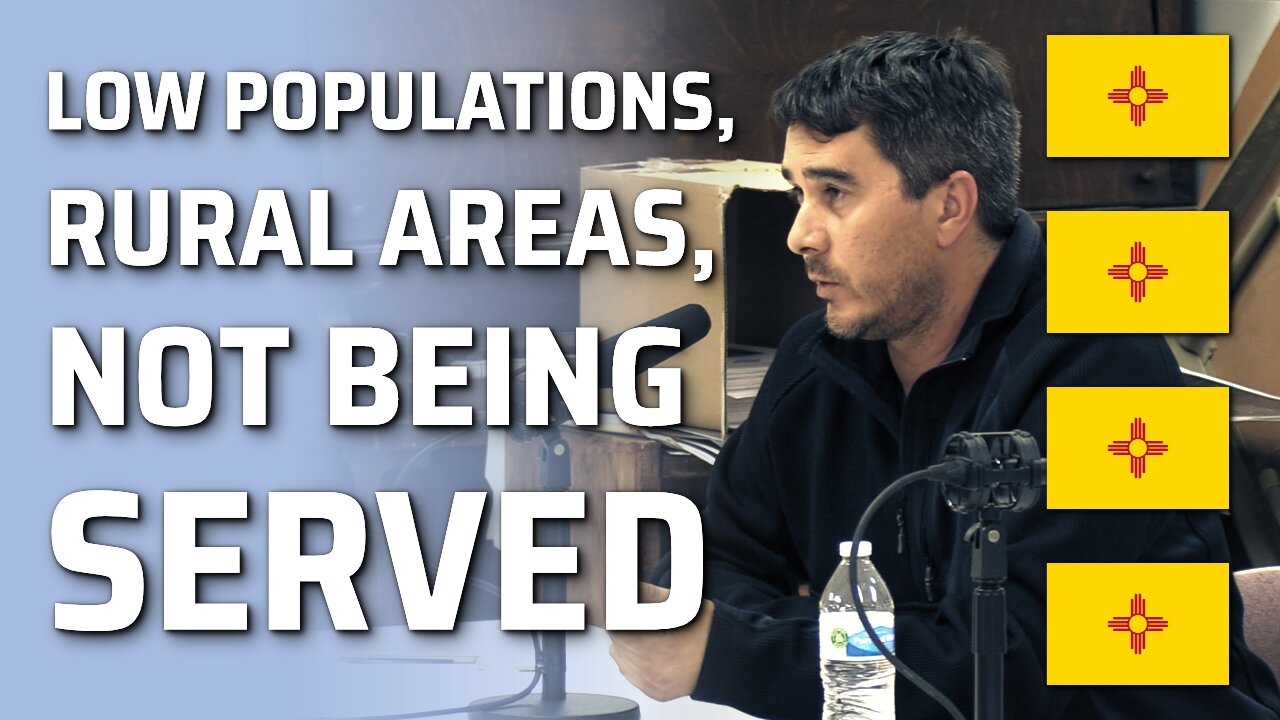 Low Populations, Rural Areas, Not Being Served