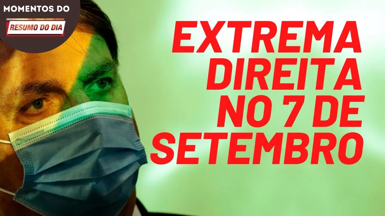 O desespero da imprensa capitalista com o ato bolsonarista | Momentos do Resumo do Dia
