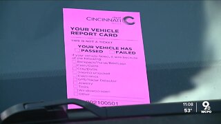 Police give out pink slips to prevent thefts