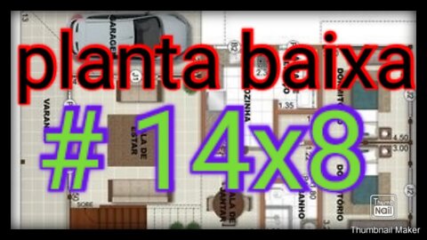 planta baixa casas com varanda em L