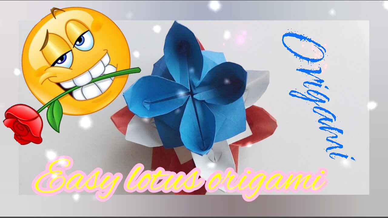 HOW TO MAKE LOTUS ORIGAMI