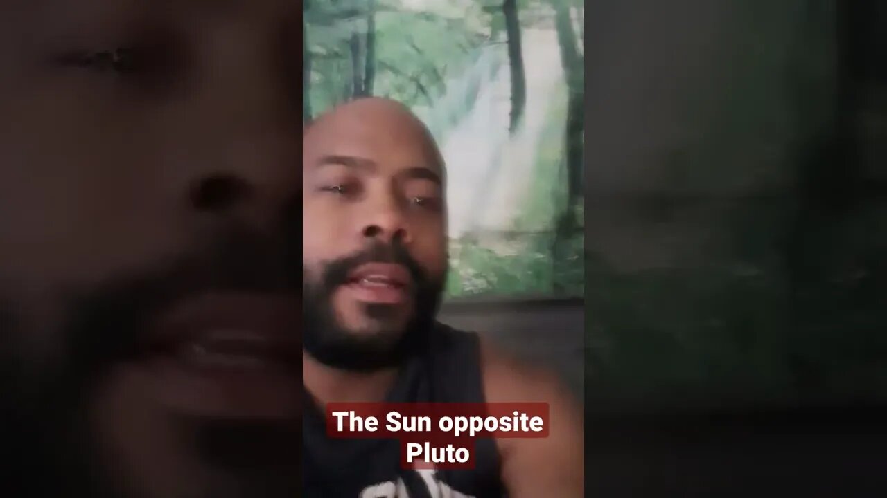 The Sun opposite Pluto today