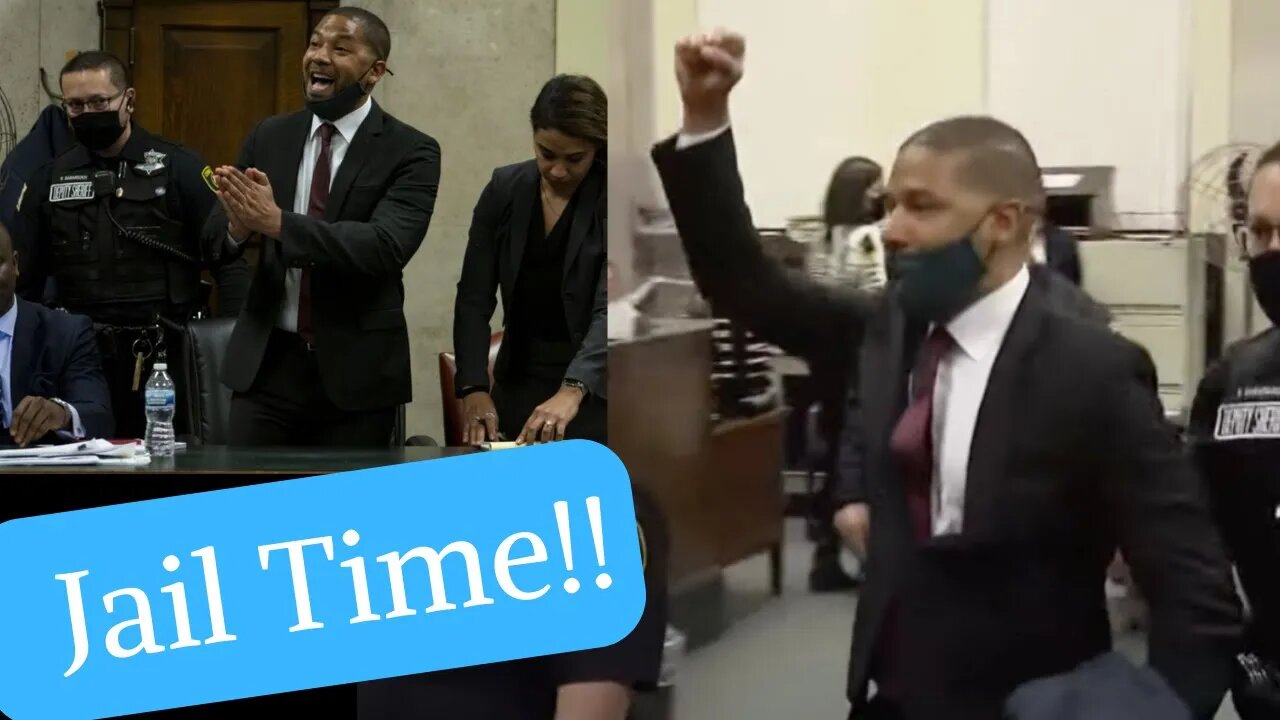 Jussie Smollett Embarrassing Reaction to His Jail Sentence... #Shorts