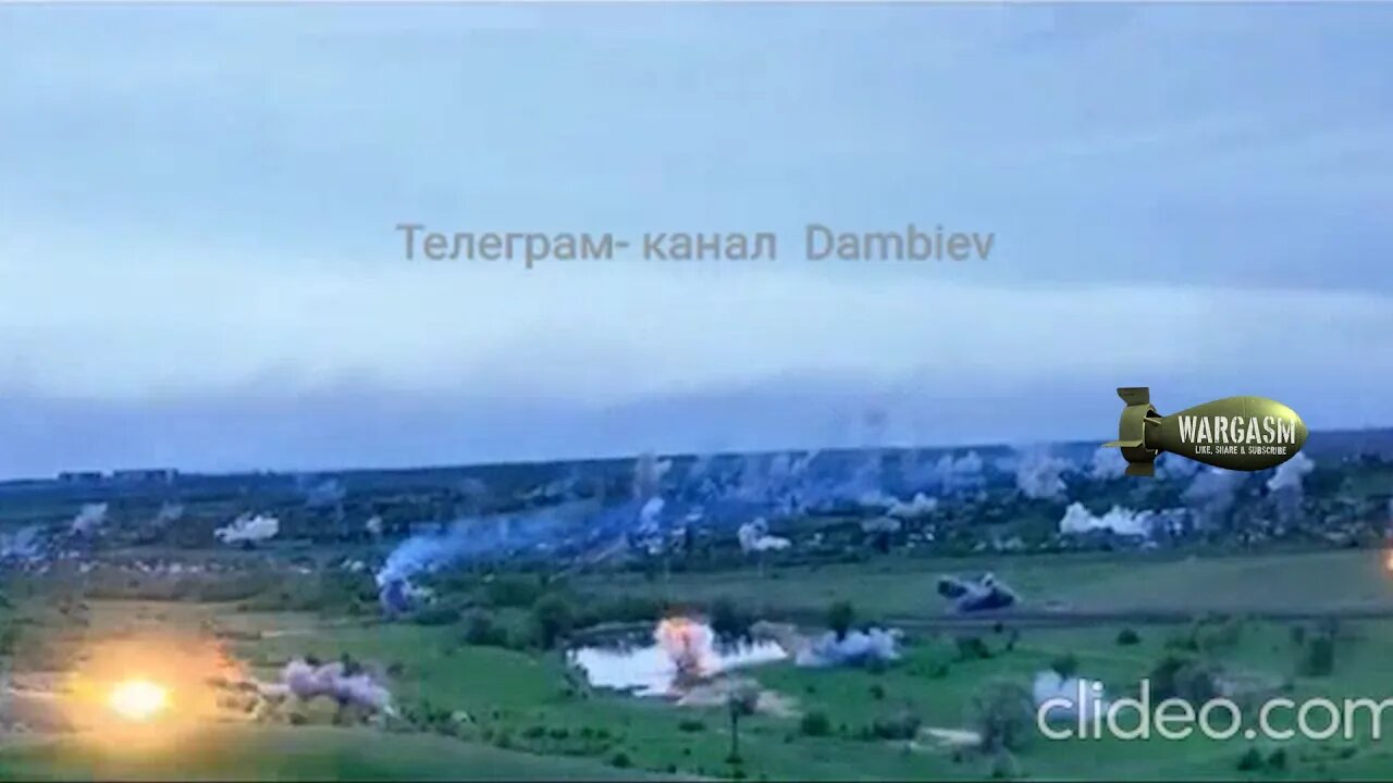 Russian Grad rockets rain down on Ukrainian targets