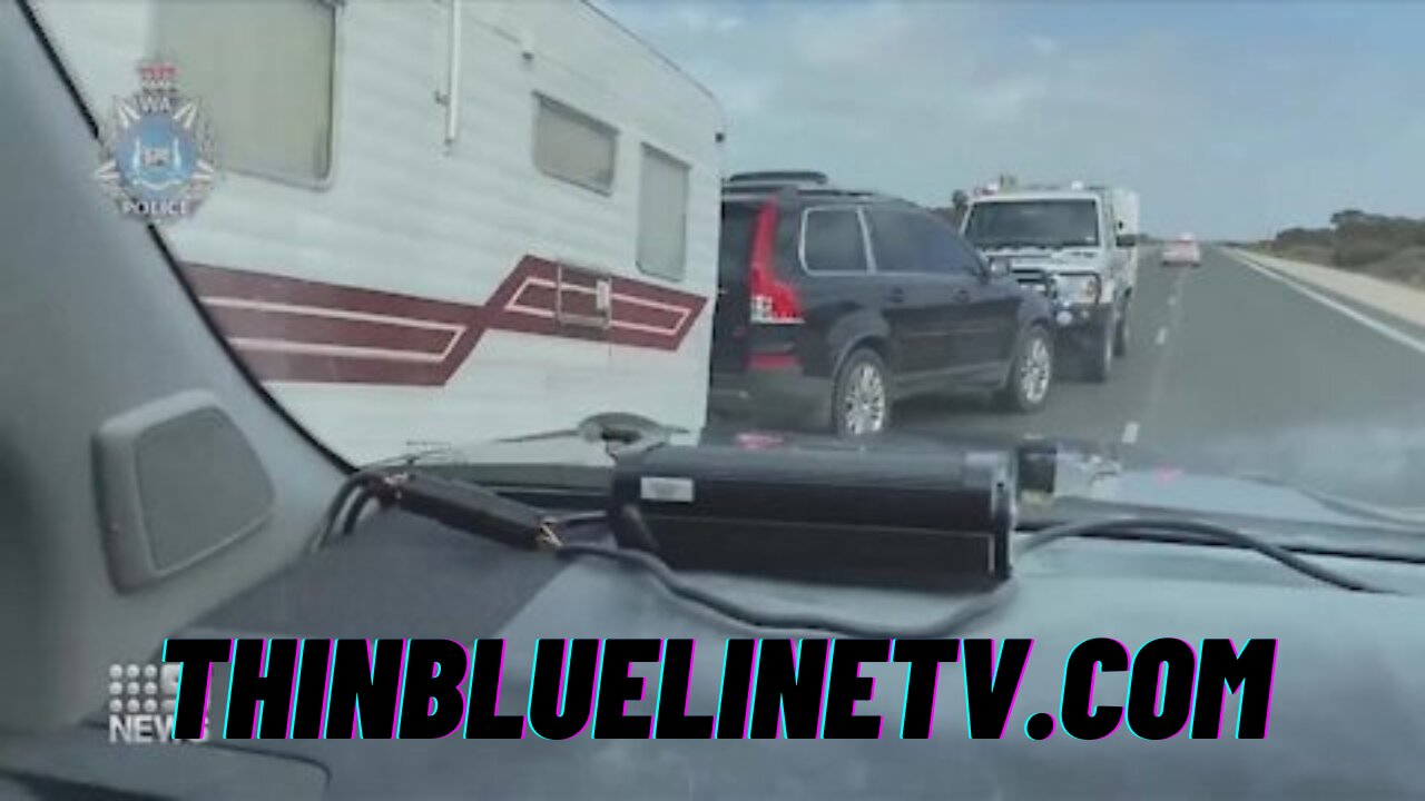 Police Bodycam Shows A Border Breacher's Wild Run At The Eucla Checkpoint