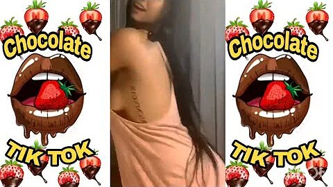 Chocolate TikTok challange🍑🍓 Beauty is here😜🍓👙💦#shorts#bigbank#bigbankchallenge
