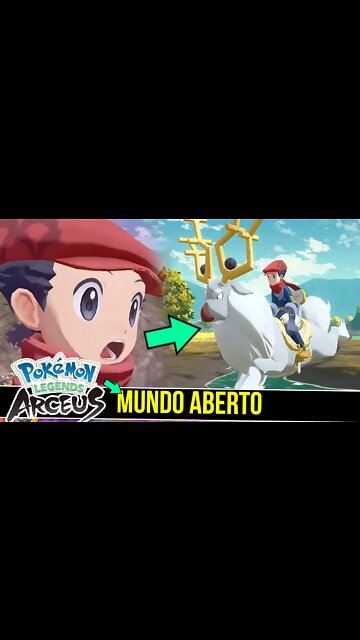 Pokemon Legends Arceus - Pokémon Mundo Aberto da CERTO ?! #shorts