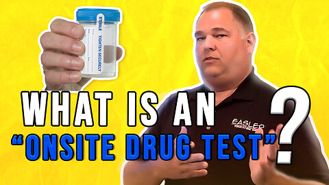 What is an onsite drug test?