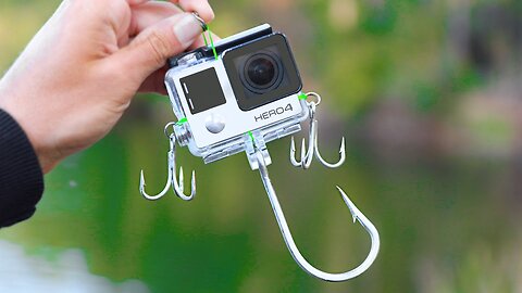 World's FIRST GOPRO FISHING LURE! (Actually Works!)