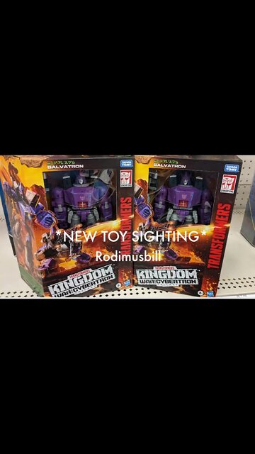 Behold, GALVATRON! WFC Kingdom Leader Class Figure *Rodimusbill New Toy Sighting* #short