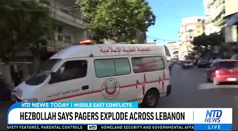 HEZBOLLAH SAYS PAGERS EXPLODE ACROSS LEBANON