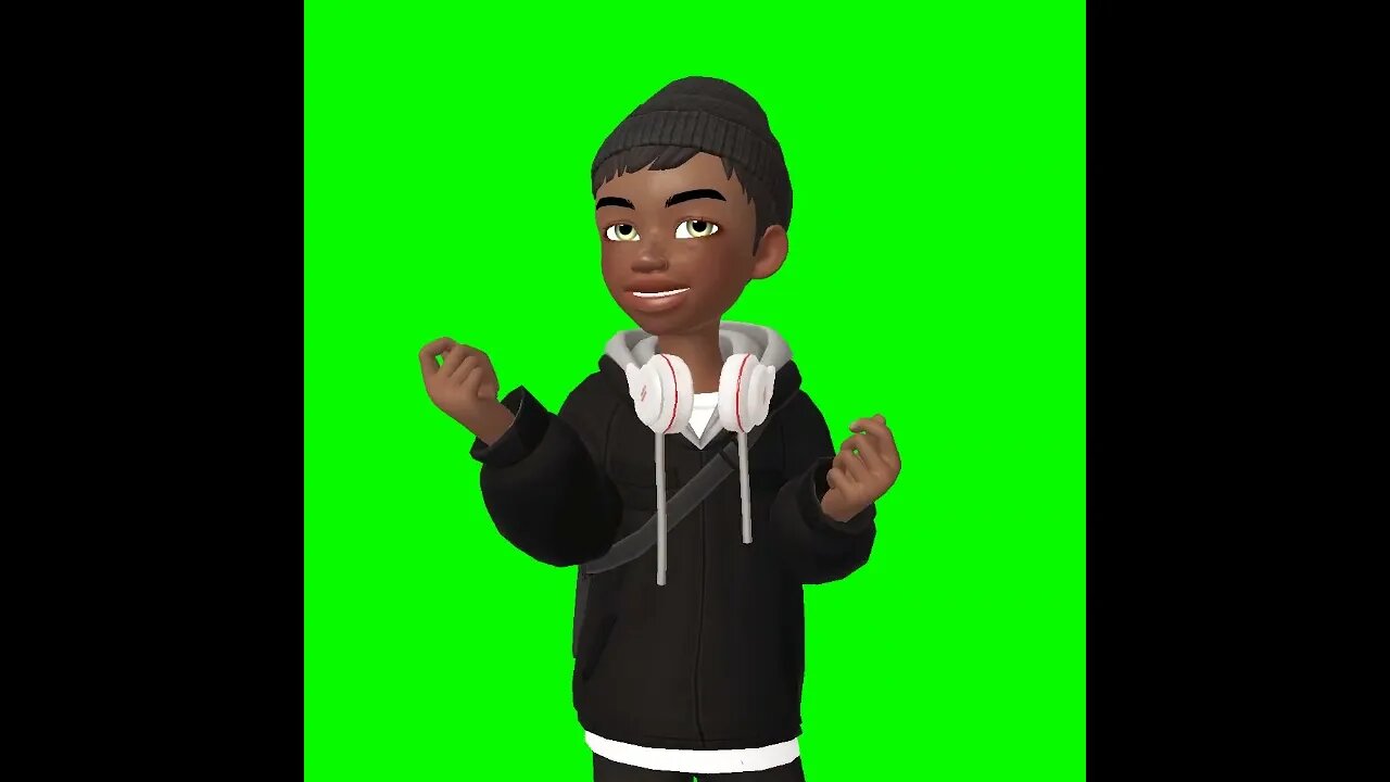 Vídeo de Animação - Avatar dançando - Chroma Key - Green Screen