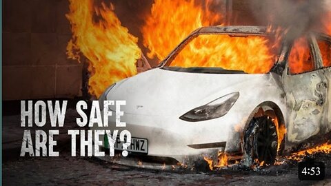 Electric cars explusure | Are you safe when the fire is out