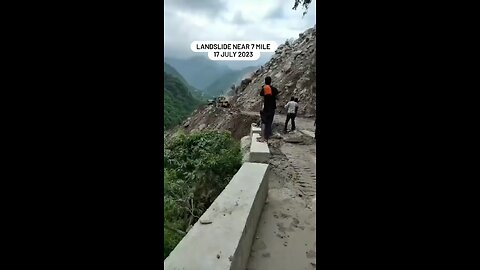 Landslide in Manali India