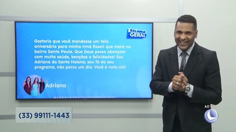 Mensagem do Whatsapp: 2º bloco - Balanço Geral | 2/ 11/2021