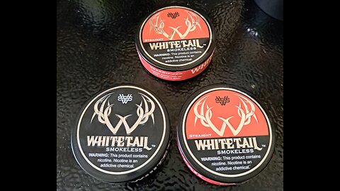 Whitetail Smokeless Review (LCS, Premium Black, Straight Pouches)