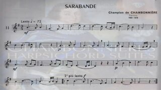 O Trompete Clássico Volume A (FÁCIL) - 11 SARABANDE Champion de Chambonière