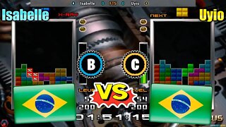 Tetris the Absolute The Grand Master 2 PLUS (Isabelle Vs. Uyio) [Brazil Vs. Brazil]