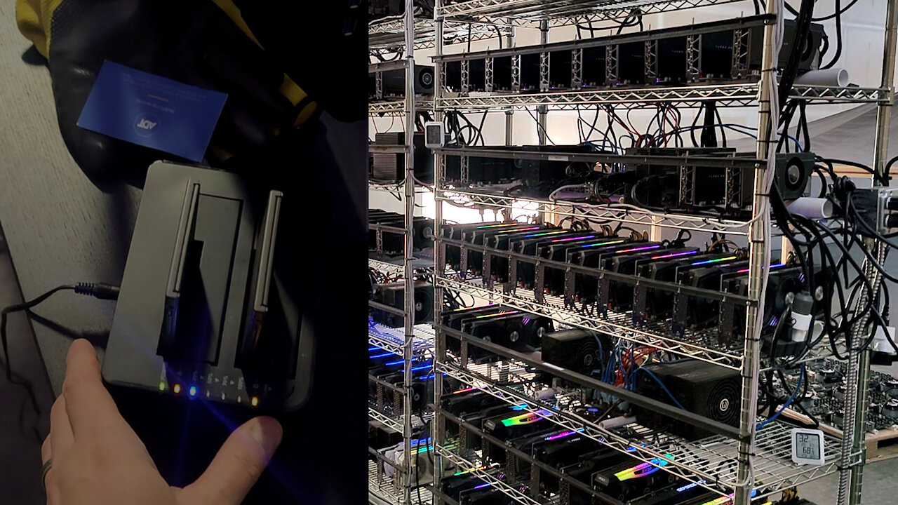 GPU Mining Farm - Duplicating SSD, Creating More Rigs At A Faster Rate