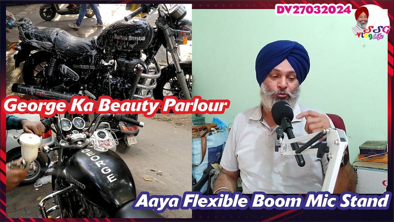 George Ka Beauty Parlour | Aaya Flexible Boom Mic Stand DV27032024 @SSGVLogLife