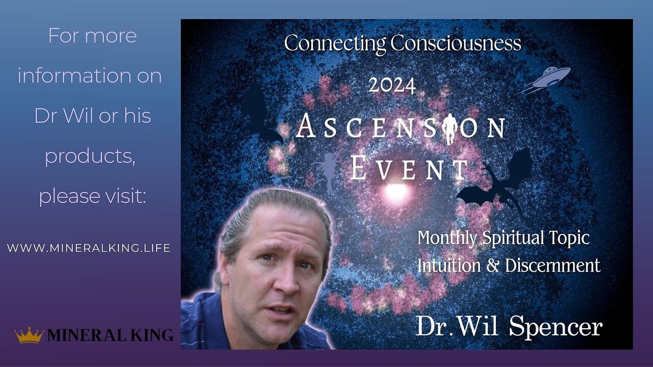 Dr Wil Spencer presents at the 2024 Connecting Consciousness Ascension Event