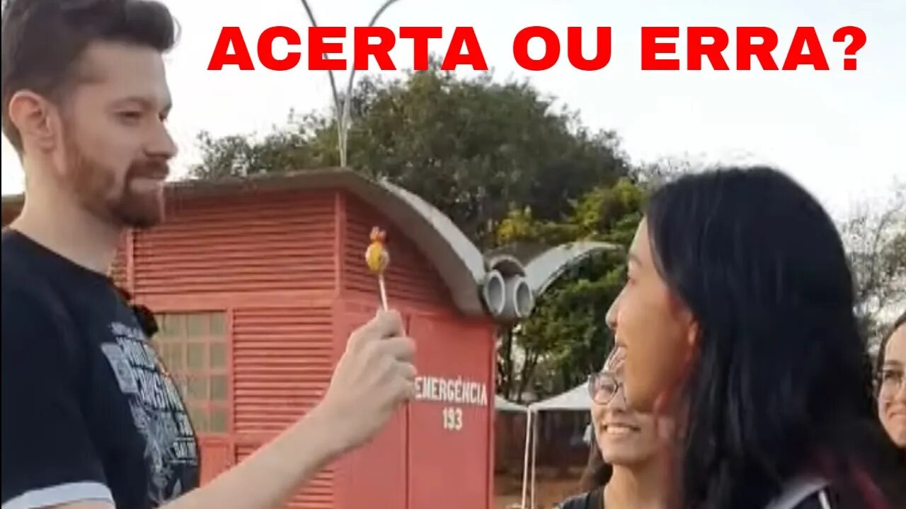 DESAFIEI pessoas no PARQUE! [que palavra é essa?]