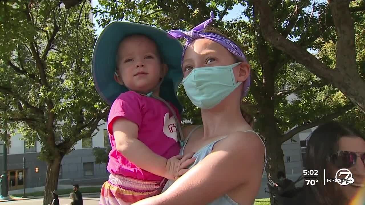 Abortion rights advocates hold rally in Denver as part of nationwide women’s march