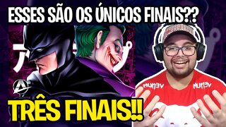 REACT ♪ Os Três Finais | Batman e Coringa | AniRap (@Prod Hunter)