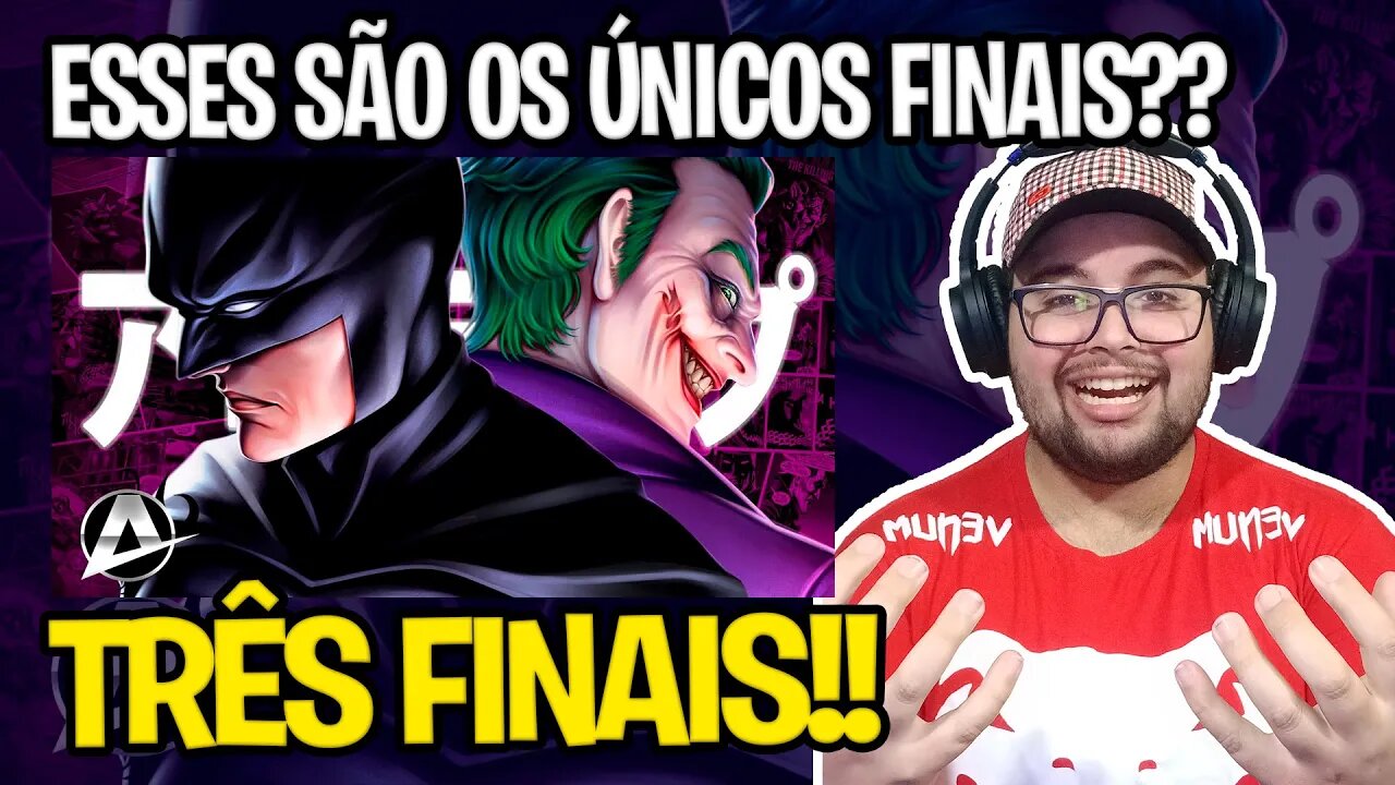 REACT ♪ Os Três Finais | Batman e Coringa | AniRap (@Prod Hunter)