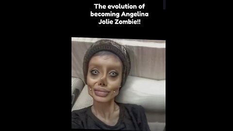 Evolution of becomimg Angelina Jolie Zombie!!