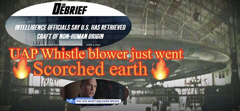 Former intelligence officer whistleblower claims government is hiding crashed UFOs