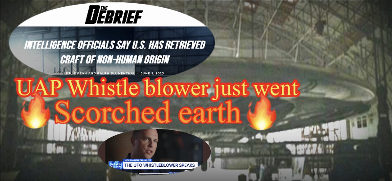 Former intelligence officer whistleblower claims government is hiding crashed UFOs