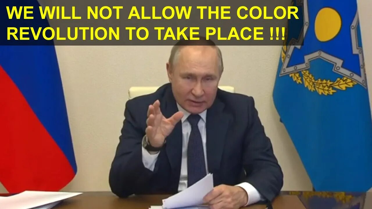 BREAKING: Putin's Statement on Kazakhstan Riots and Terrorist Threats in Kazakhstan | Russian news