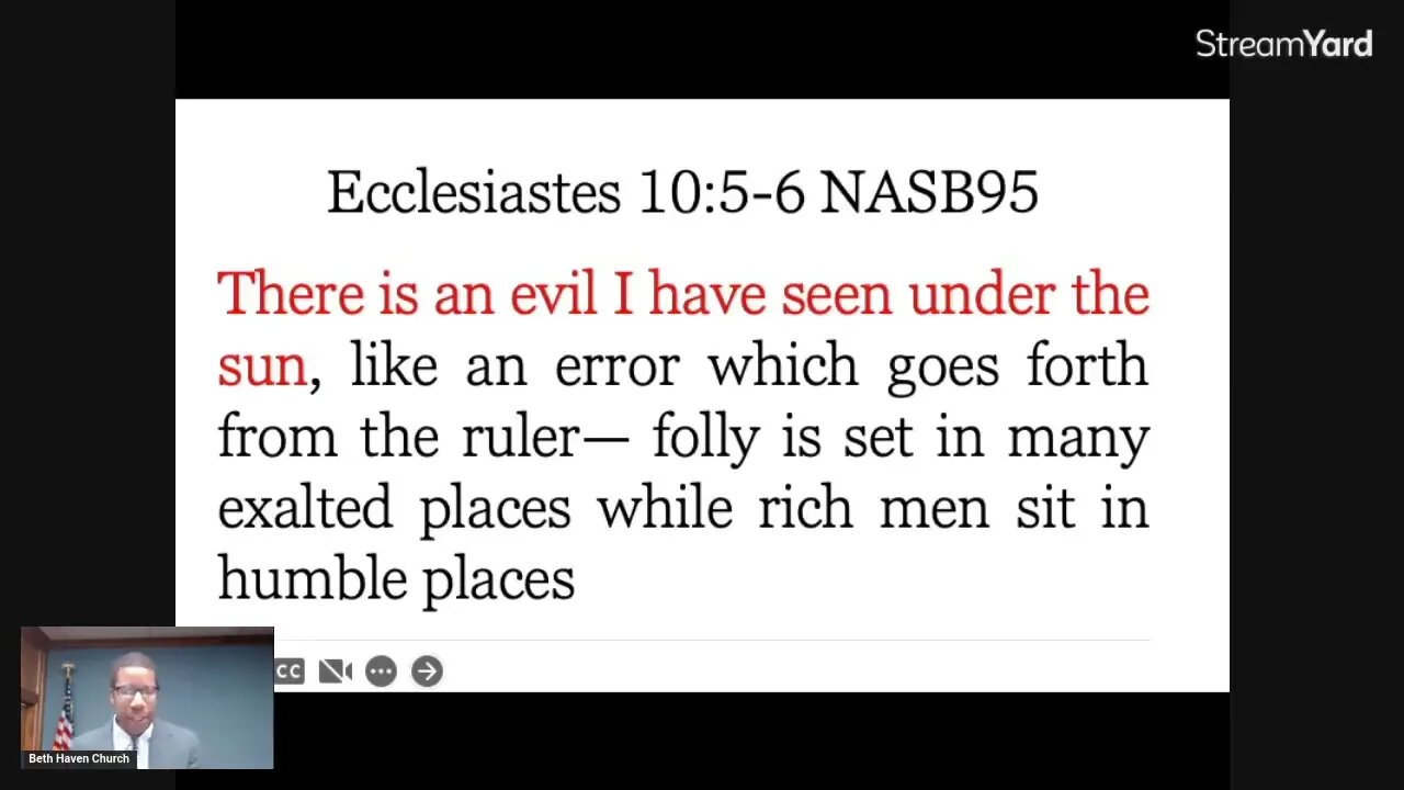 Ecclesiastes 6:1-7