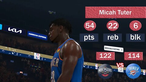 Micah Tuter #okc #thunder #pelicans
