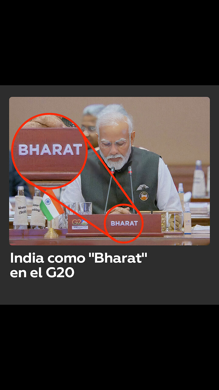 Narendra Modi habla en la Cumbre del G20 como representante de “Bharat”