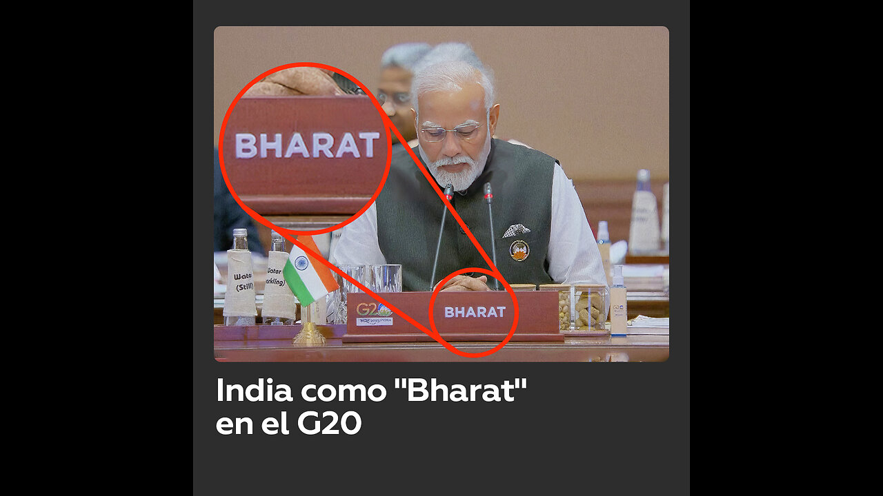 Narendra Modi habla en la Cumbre del G20 como representante de “Bharat”