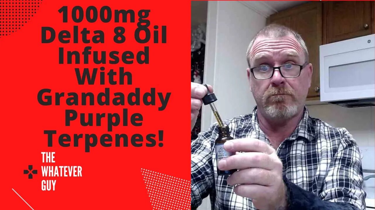 1000mg Delta 8 Oil Infused With Grandaddy Purple Terpenes!