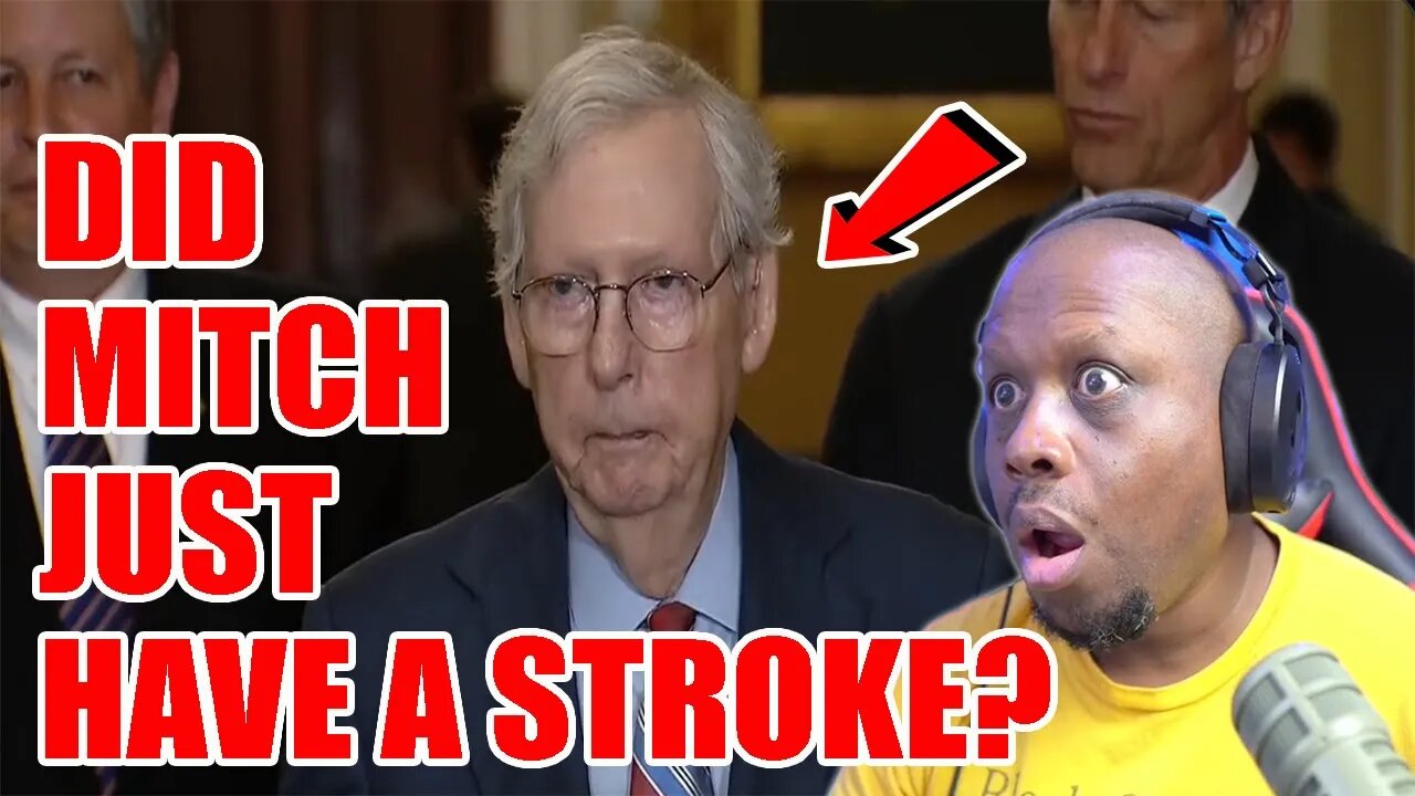 Mitch McConnell FREEZES and may have had a STROKE during press conference! The video is DISTURBING!