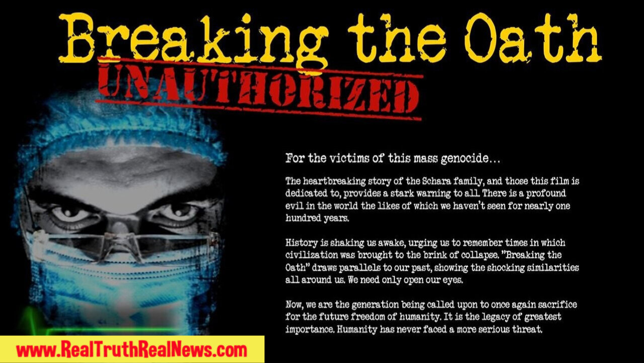 🩺 Documentary: "Breaking the Oath" - Covid Hospital Protocols Have Resulted in the Deaths of Millions!