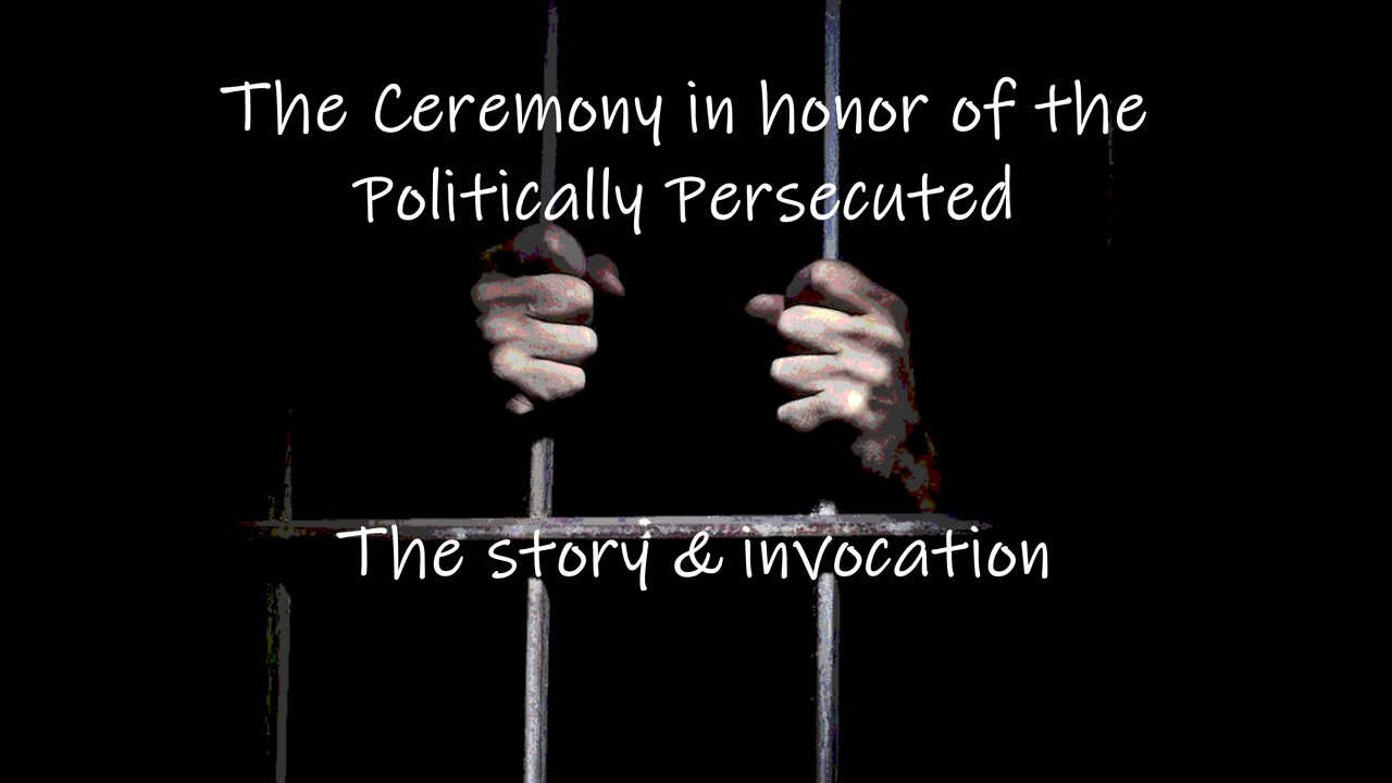 The Ceremony in Honor of the Politically Persecuted