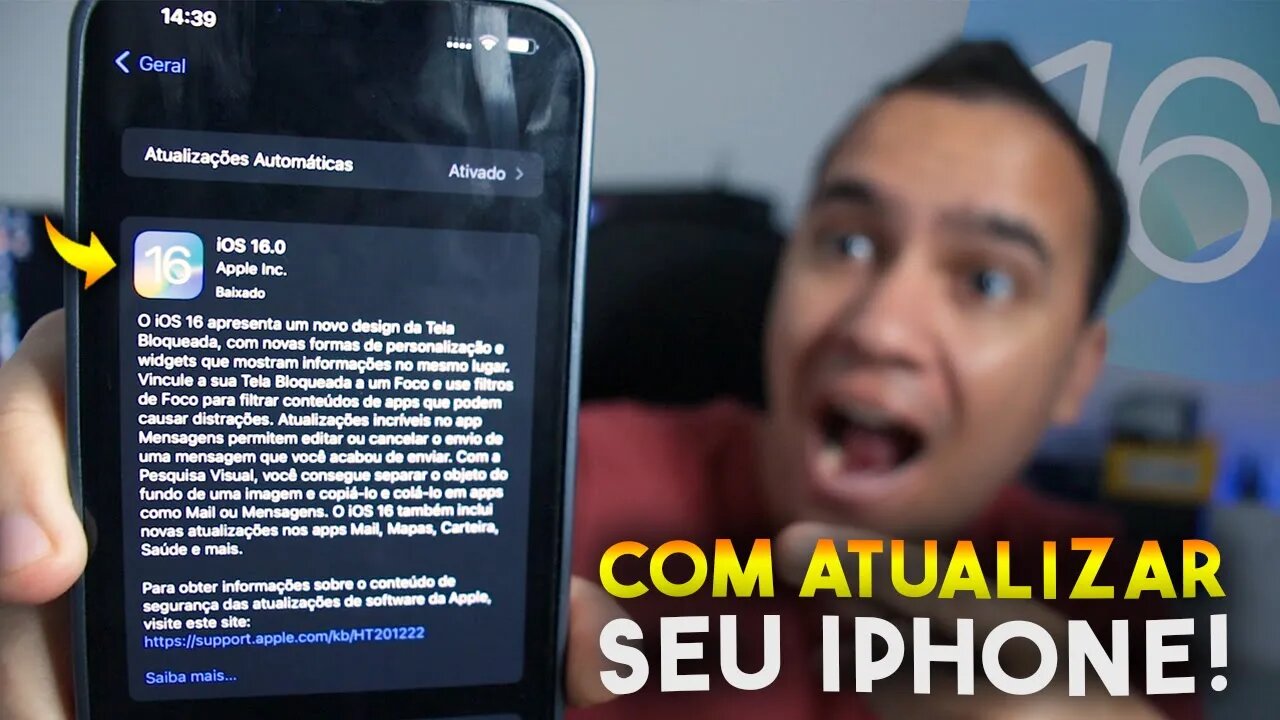 Como INSTALAR o iOS 16 no iPhone da FORMA CORRETA! (VERSÃO FINAL OFICIAL)