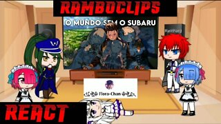 Re Zero React ao " Se Subaru nunca tivesse sido invocado"