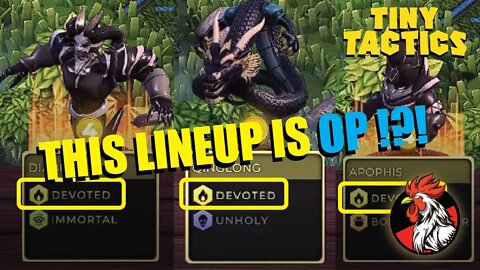 Insane 9 devoted line up Massive Damage! (Tiny Tactics PC) : Coopalah Plays #gameplay