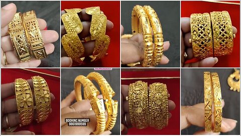 Buy 1gram gold Bangles!! online shopping!! Order via whatsap